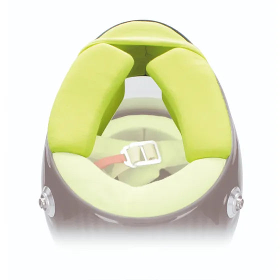 Bell helmet interior lining and cheek pads in Neon Yellow – HP7 / HP77 / RS7 Carbon replacement kit