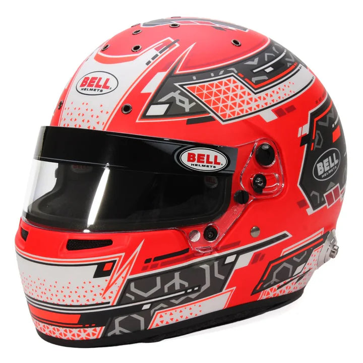 Bell RS7 PRO Stamina Red Racing Helmet - Snell SA2020 | FIA8859, Stamina Red