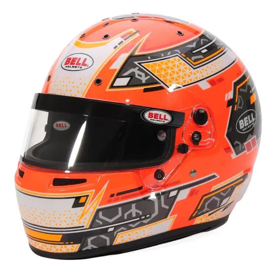 bell fia helmet Bell Helmet RS7K Stamina Orange FIA 8878-2024