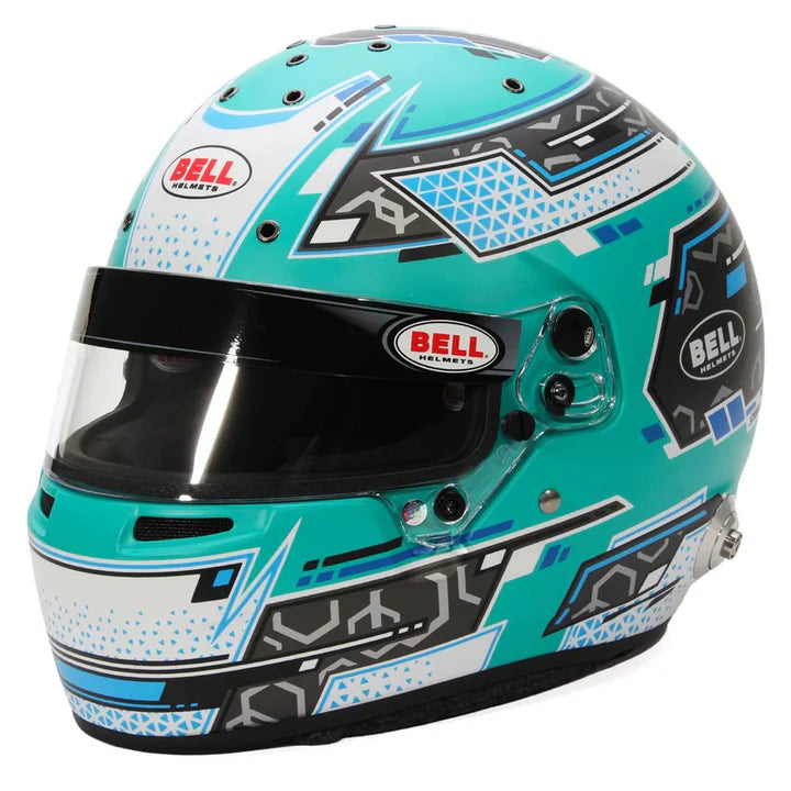 bell green helmet Bell Helmet RS7 PRO STAMINA Green FIA8859-2024