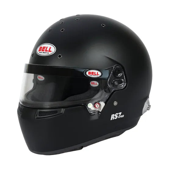 Bell RS7 Pro Helmet - Matt Black/White FIA8859-2024
