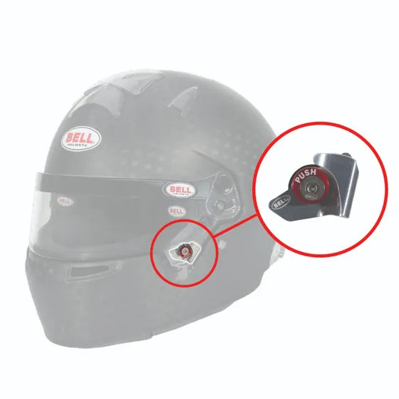 Bell Motorsport smartlock visor lock for a 6 series helmet