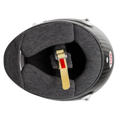 Bottom view of bell RS7 light weight helmet