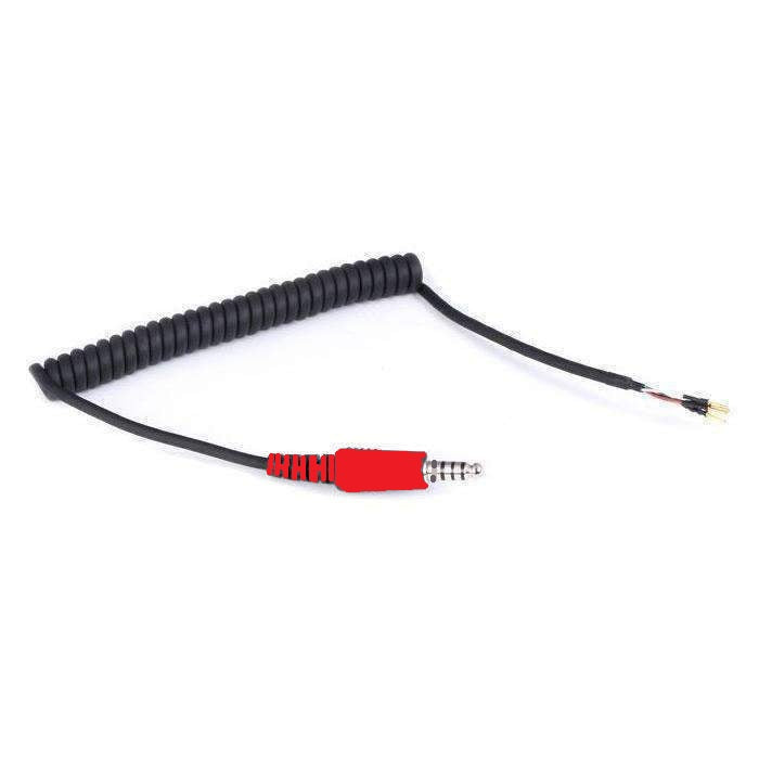 Replacement 5 Way (Euro) Helmet Kit Coil Cord Cable.