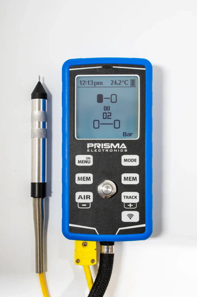 Prisma Digital Tire Pressure Gauge HPM5 with Needle Probe Pyrometer