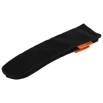 Black HANS Device gel shoulder pad close-up