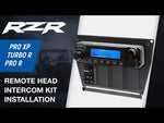 2026 Polaris RZR Pro R & Turbo R – Complete Rugged Radios Communication Kit | Bluetooth Intercom + 2-Way Radio | Harris Race Radios®