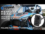 2026 Polaris RZR Pro R & Turbo R – Complete Rugged Radios Communication Kit | Bluetooth Intercom + 2-Way Radio | Harris Race Radios®