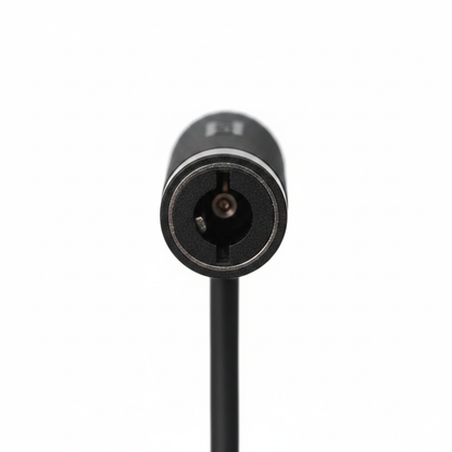 Harris Race Radios female barrel connector end of MRTC adapter cable close-up