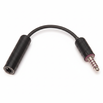 Harris Race Radios to MRTC in-car harness adapter cable 250mm — full cable view