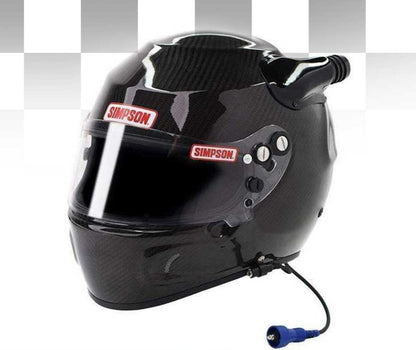 Simpson Lightweight Carbon Fiber Desert Devil RACE Helmet