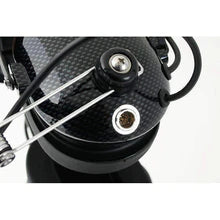 OTH Headset H22-CF ear cup detail – polyurethane ear seals main 5 pin mini XLR connector