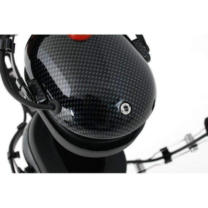 OTH Headset H22-CF side profile – carbon fibre finish 3.5mm auxiliary port