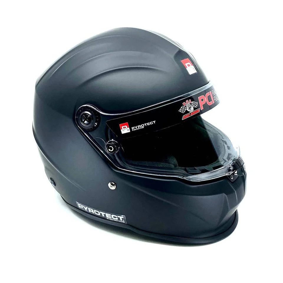 Pyrotect ProRace SFA SA2025 helmet interior – Nomex lining, interchangeable cheek pads, PCI wired helmet kit