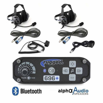 2 Person - RRP696 PLUS Bluetooth Intercom System with OTH Headset