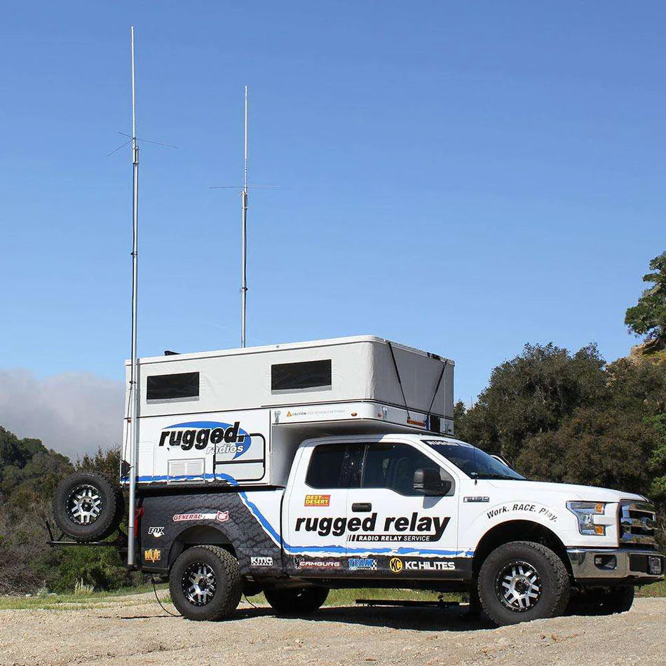 Telescoping Antenna Mast 6 Meter Silver