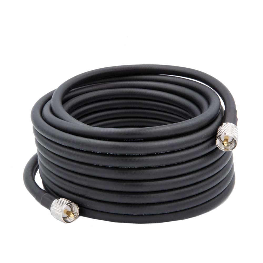 35 Ft HD Flag Pole Antenna low loss Coax Cable for Base Stations ...