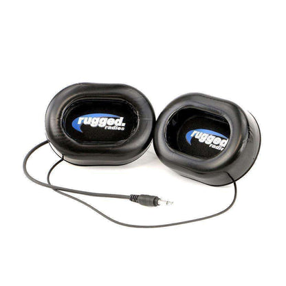 Alpha Audio Speaker Gel Ear Pods with Velcro Mounting & Mono 3.5mm Cord cups