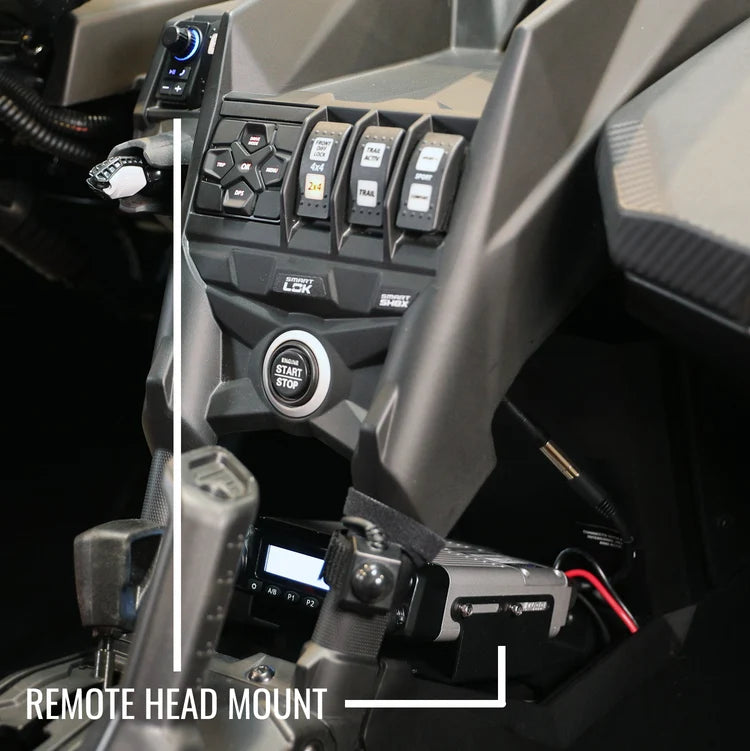 Can-Am Maverick X3 intercom and radio kit — vehicle-specific installation
