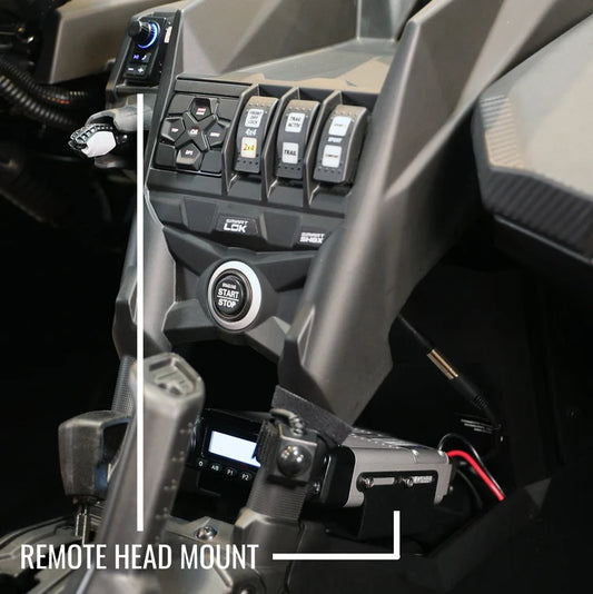 Can-Am Maverick X3 intercom and radio kit — vehicle-specific installation