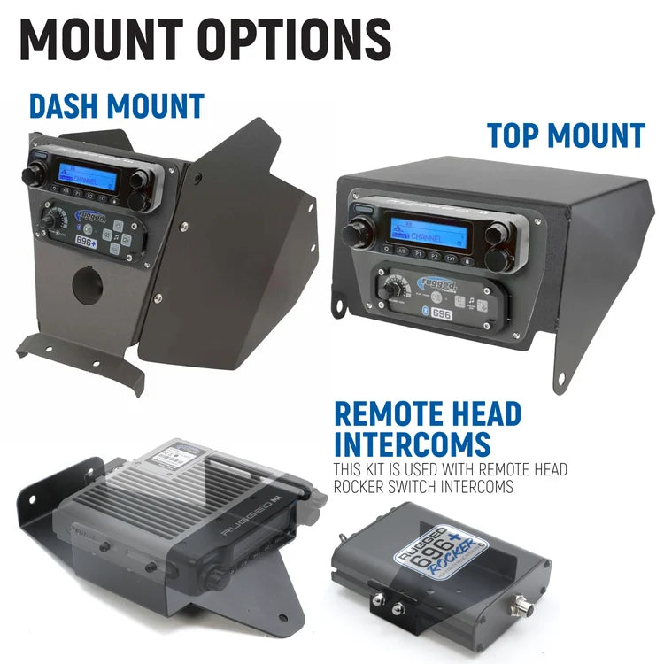 Can-Am Maverick X3 communication kit — intercom and two-way radio wiring harness