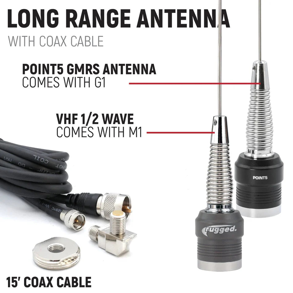 Can-Am Maverick X3 Complete Communication Kit with Bluetooth Intercom and 2-Way Radio