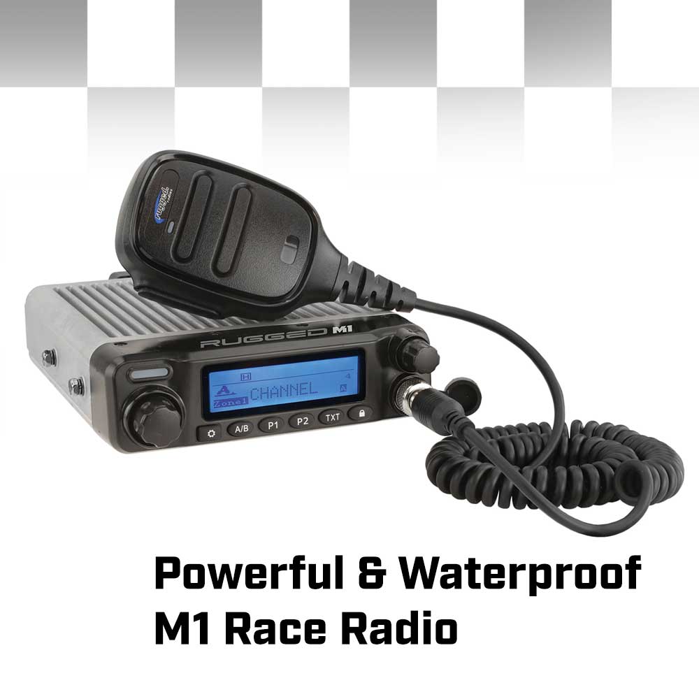 Timeform Racing Radio Offroad Race Kit - Complete RACE SERIES Communication Kit with UHF CB ...
