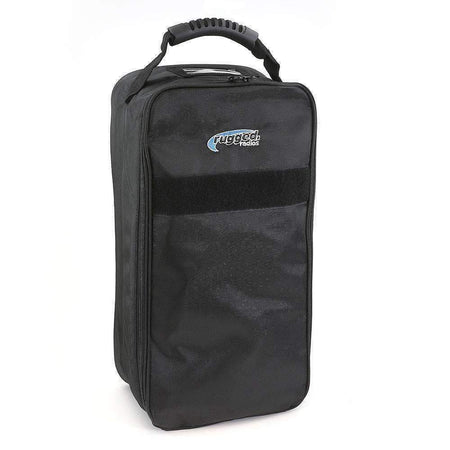 Black Rugged Radios HS4-BAG closed with zip front and carry handle