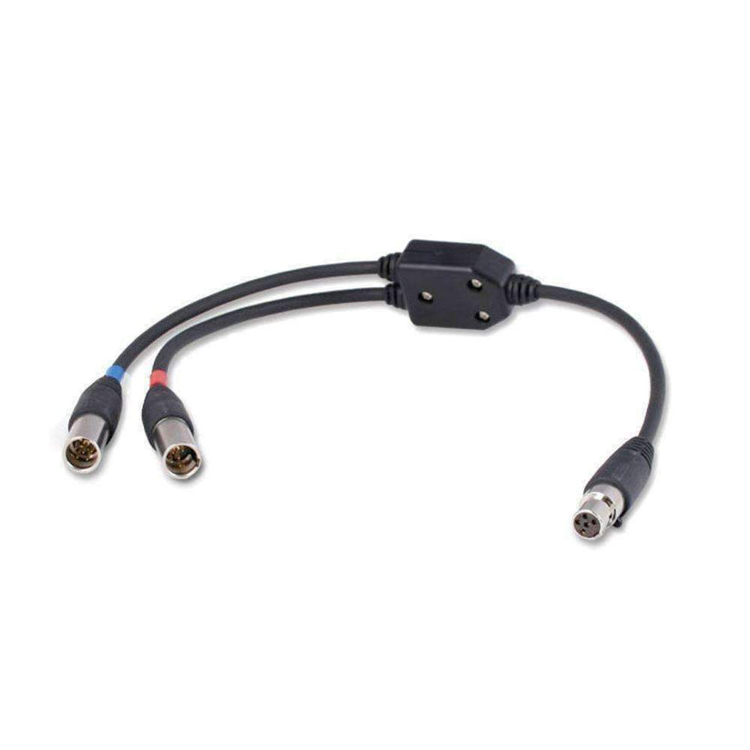 Intercom Headsets / Helmet 5 Pin Port Splitter Cable | Harris Race Radios