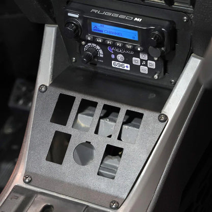 Lower Accessory Panel for Polaris | RZR PRO XP, RZR Turbo R, and RZR PRO R Dash Mount Radio and Intercom