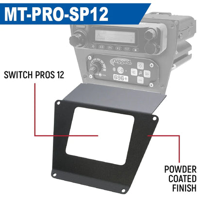 Lower Accessory Panel for Polaris | RZR PRO XP, RZR Turbo R, and RZR PRO R Dash Mount Radio and Intercom