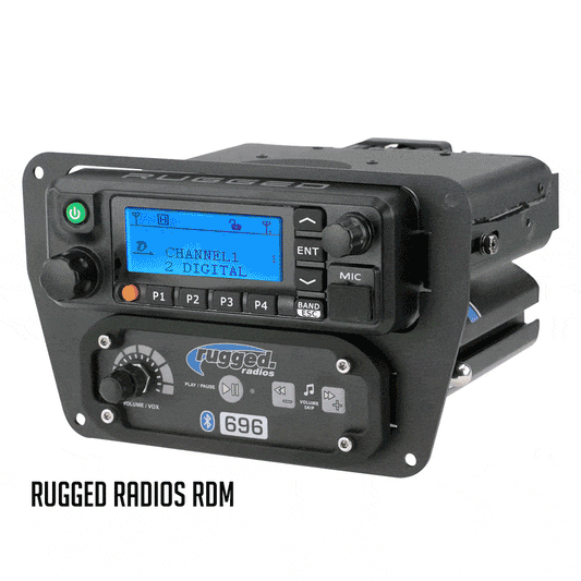 Rugged radio and intercom mount