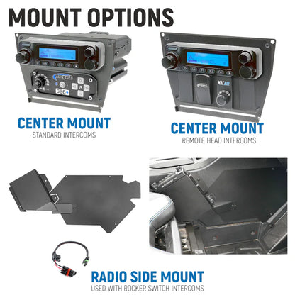2026 Polaris RZR Pro R & Turbo R – Complete Rugged Radios Communication Kit | Bluetooth Intercom + 2-Way Radio | Harris Race Radios®