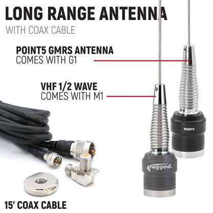 Rugged Radios 696 intercom dash mount installation — UTV fitment example