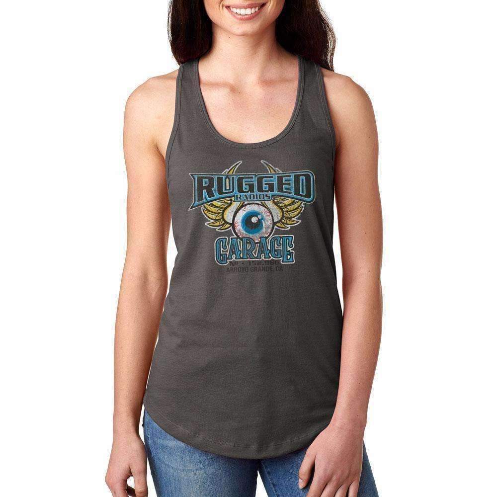 Rugged Garage Logo Women's Racerback Tank Top