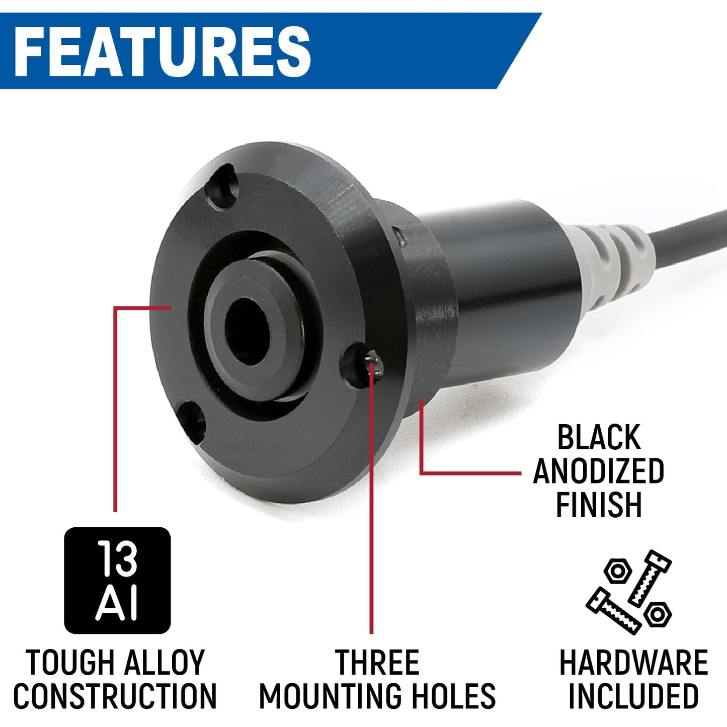 Single Headset / Helmet STX STEREO Jack Flush Mount