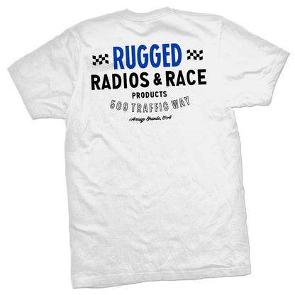 Vintage 'Rugged Radios & Race' Men's T-Shirt - White