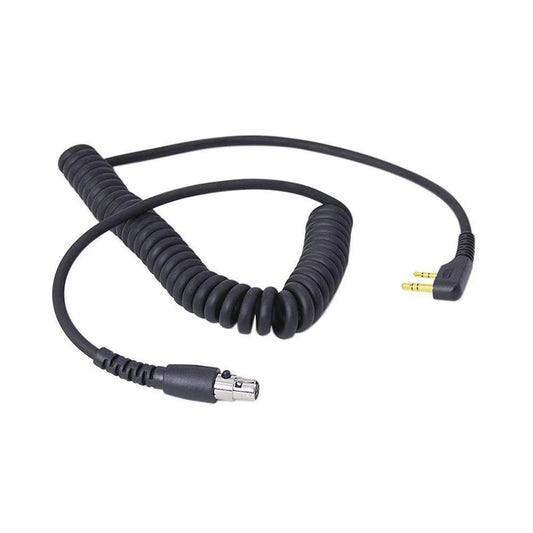 Icom 2 Pin Coil Cord Headset Cable