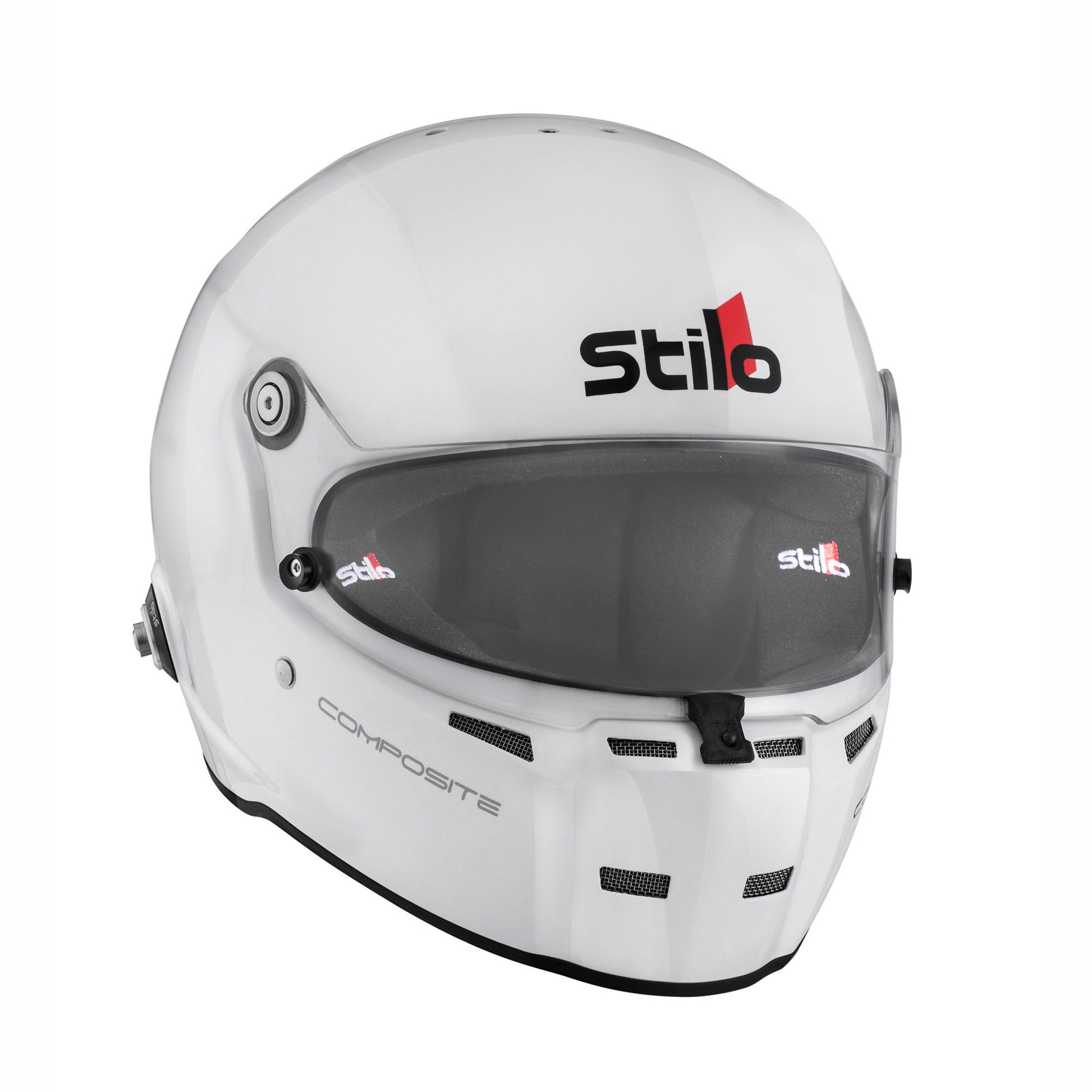 Stilo motorsport helmet full face white