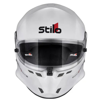 Stilo ST6 F Composite — FIA 8859-2024 & Snell SA2025 certified circuit racing helmet, front view