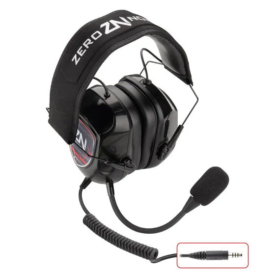 ZeroNoise Professional Rally Practice Headset | Stilo or Peltor Compatible